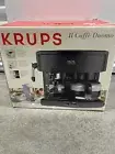 (NEW) BLACK KRUPS II CAFFE DUOMO #985 ESPRESSO/COFFEE/FROTHER