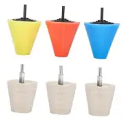 6pcs Wheel Buffing Kit for Drill, 1/4" Shank Polishing Pad Buffing Wheels Kit