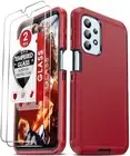 for Galaxy A23 5G Case: Samsung A23 Case with Screen Protectors, 3 in 1 Full Bod