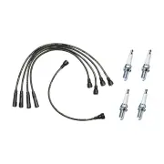 Bosch Ignition Leads + 4 x Denso Iridium TT Spark Plugs for Suzuki Vitara SE416