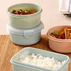 4 Pcs Crisper Food Storage Containers Pantry Freezer with Lids Toddler