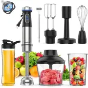 Versatile 8-in-1 Stick Blender - 1000W Motor & Turbo Boost for Smoothies & More