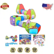 Exciting 7pc Play Tent with Ball Pit & Tunnels - Engage Young Explorers