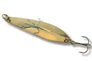 Williams Ice Jig Fishing Lure - Gold Mirror - J60G - 3-1/4" Long - 1/2 oz. - Dis