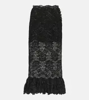[Rabanne] Rabanne Lace midi skirt AU 10 black
