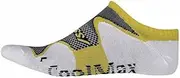 [Massi] Coolmax Invisible Unisex Cycling Socks, Yellow, Size L