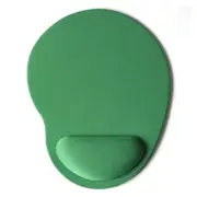 4Pcs Computer Mouse Pad Solid Wrist Protection Anti-Slip Pad Green