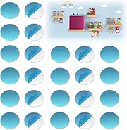 Self-Adhesive Metal Plates for Tonie Figure, 100pcs Strong Sticker Base for Magnets, Metal Discs for Tonie Shelf, Tonies Figures Accessories - Decorate The Children's Room with Tonie Audio Characters