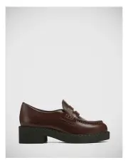 [Wittner] Cambridge Leather Loafer in Hickory