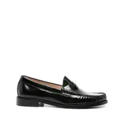 [Stuart Weitzman] Stuart Weitzman Leather Loafers 38 IT BLACK