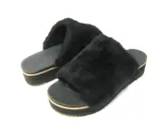 UGG FLUFF WOMEN YEAH SANDAL BLACK US 6 /UK 4 /EU 37 /JP 23
