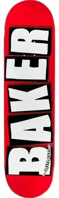 Baker Skateboards Brand Logo Skateboard Deck - 7.56" x 31.25"
