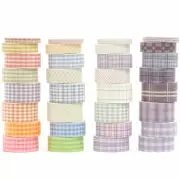 Songdao 36 Rolls Grid Washi Tape Pack Plaid Arts Adhesive Tapes Basic Pattern...