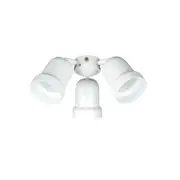 Sunset Lighting 3-Light White LED Ceiling Fan Light Kit F7783-30-MB-LED