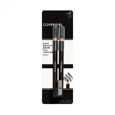 Covergirl Easy Breezy Brow Fill + Define Pencil Crayon Sharpener Water Resistant