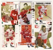 2003-04 Parkhurst Original Six Hockey Detroit Red Wings 100-Card Set