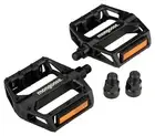 Mongoose Mountain Bike Pedals Lightweight Durable with Reflective Strips 9 16...