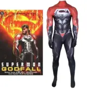 Injustice Superman Godfall Bodysuit Jumpsuit Kid Adult Costume Cosplay Halloween