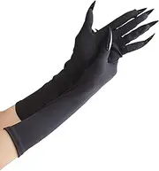 [OTPEH] Claw Gloves Witch Fingers Halloween Cat Woman Men Cosplay Costume Accessories, Black