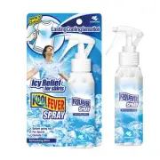 Koolfever Cooling Spray Icy Relief Apply On Shirts Refreshing Mint - 100ml