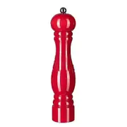 Wooden Pepper Mill Beech Wood Pepper Mill Color Manual Pepper Mill 10 inch red