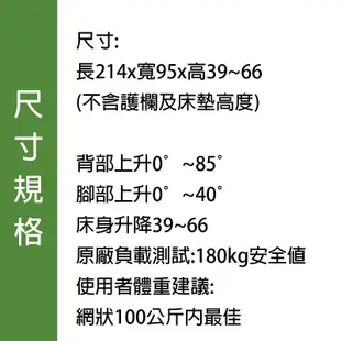 立新電動病床BBF03-ABS 送四樣好禮 三馬達電動床 病床 護理床 醫療床 居家用照顧床 (7.1折)