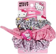 Townley Girl Hello Kitty Scrunchie and Clip 5pc Hair Set