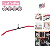 Premium Steel LAT Pulldown Bar Attachment for Gym Enthusiasts - 330 lbs Capacity