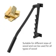 Wall Mounted Firewood Splitter Heavy Duty Steel Kindling Log Cutter Tool