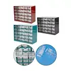 Plastic 25 Drawer Parts Storage Box Tool Storage Box Screw Parts Organizer Craft