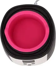 Wax Machine, 500cc Wax Warmer Set 100W High Power 100‑240V Hair Removal Black Silicone for Legs (AU Plug)