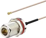 Superbat IPX/u.fl to N Type Female Pigtail Cable (12" RG178 for PCI WiFi Card Wireless Router 5G Gateway Circuit Board External Antenna etc.