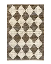 nuLOOM Meline Checkered Fringe Rug