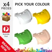 4x Genuine LEGO™ - Vehicle Mudguard 3 x 4 x 1 2/3 Curved Front - 98835 New Parts