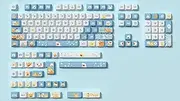 GK GAMAKAY 137 Keys Keycaps Set, MDA Profile Five-Sided Thermal Sublimation Keycap for 61/64/68/75/80/81/83/87/96/98/104/108 Layout Mechanical Gaming Keyboard (Ducks)