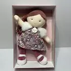 Jolijou Paris Demoiselle Pretty 12” Doll Floral Dress Braided Red Hair Plush NIB