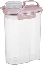 Generic Durable Dry Food Storage Container Food Grade PP For Safe And Convenient Good Sealing Plastic Cereal Storage Container, Pink