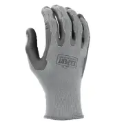 Multi-Purpose No-Slip Grip Work Gloves Grey Medium w/ TPR Palm Protection - NEW