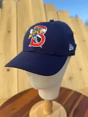 Binghamton Mets Minor League Snapback Hat Youth Adjustable Baseball Cap Navy
