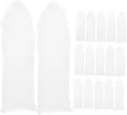 WEKAMOS Protect Your Fingers: 30pcs Reusable Heat Resistant Finger Covers Fabric Sleeves for DIY Crafts Jewelry Hot Glue Crystal Resin Easy to Use and Comfortable Fit