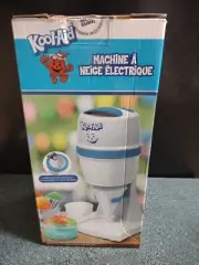 NEW Kool Aid Electric Snow Cone Maker Stainless Steel Blades White/Red