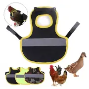 Chicken Saddle Hen Apron For Poultry Back Wing Protection Pet Reflective NEW-