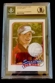 PAM BEESLY RARE OFFICE CUYLER SMITH BGS AUTHENTIC AUTOGRAPH MINT The Office Show
