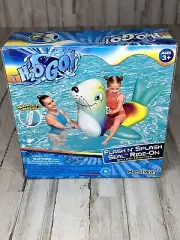 Bestway H20 Go! Flash N' Splash Seal Ride-On Inflatable Pool Float 62 in x 45 in