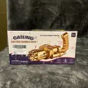 Gatling Electric Bubble Gun - Kids Bubble Blower Toy