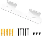 BYMECOST Soundbar Mount for Sonos Beam, Wall Mount Bracket Compatible with Gen 1 & Gen 2, Sonos Beam Mounting Bracket Under TV, Includes All Necessary Mounting Hardware, Mounts Bracket (White)