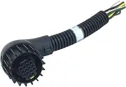 CCWUTQF 1 Pc 16 Pin Auto Engine Cylinder Head Waterproof Connector Female Plug Wiring Harness