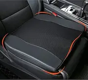 Car Seat Cushion, Comfort Memory Foam for Driving - Relieves Sciatica & Lower Back Pain, Ideal for Car Seats, Office Chairs, and Wheelchairs (Black)