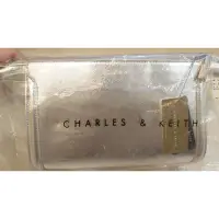 在飛比找蝦皮購物優惠-【出清】全新 charles & keith 時尚銀單肩包