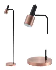 JONATHAN Y Brady 59.50in Metal LED Task Floor Lamp